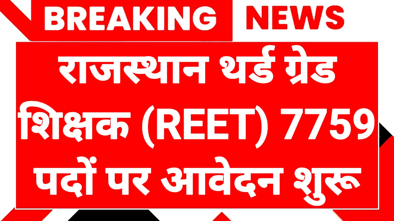REET Notification 2025